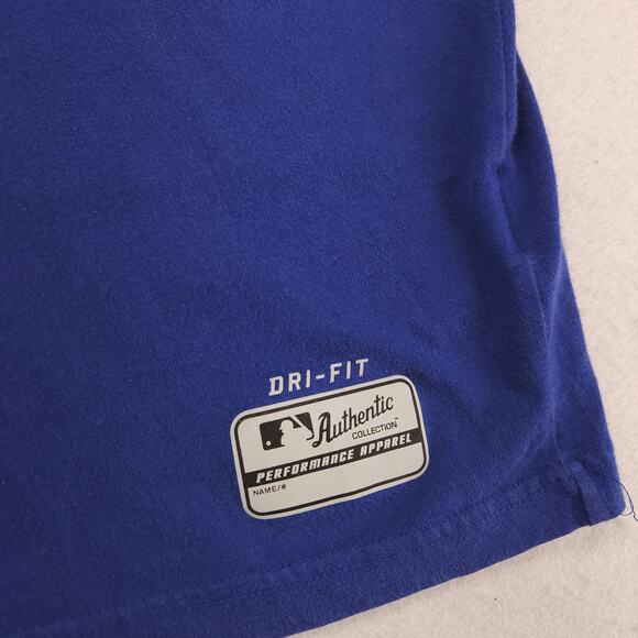 Nike Texas Rangers Casual Graphic Cew Neck Baseball T Shirt Mens Size L Blue - Picture 5 of 10